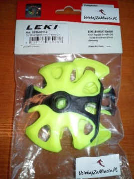 Диски LEKI Big Mountain, 2 шт., 95 мм, неоновый цвет, Skitour