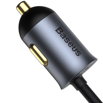 Автомобильное зарядное устройство с концентратором 2xUSB + 2xUSB-C 120 Вт
