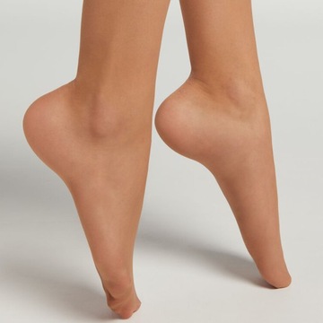 24 НОСКА ЖЕНСКИЕ, БЕЖЕВЫЕ, БЕЗ ДАВЛЕНИЯ, ГЛАДКИЕ ОРЕХОВЫЕ МОРАЖ, 24 пары