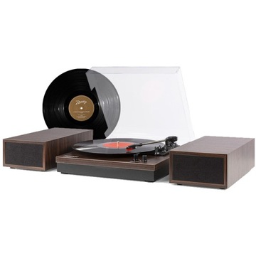 GRAMOFON FENTON 100W BT Z GŁOŚNIKAMI+ VINYL