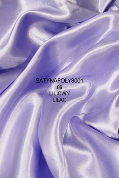SATYNA PODSZEWKOWA POLIESTER8001 Liliowy