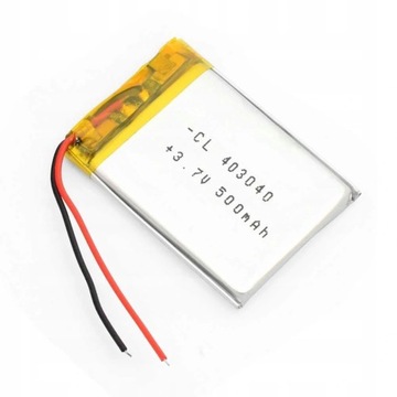 Bateria Akumulator Li-Poly 500mAh 3.7V 403040