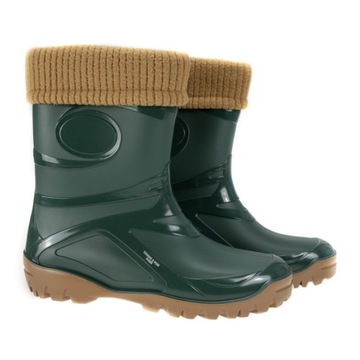 Молодежные утепленные резиновые сапоги, польская шерсть Demar