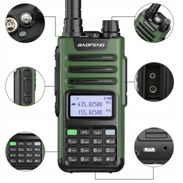 Baofeng UV-13PRO 10W 8800mAh Type-C Krótkofalówka