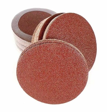 KRĄŻKI ŚCIERNE NA RZEP 125mm 150 gr 50szt