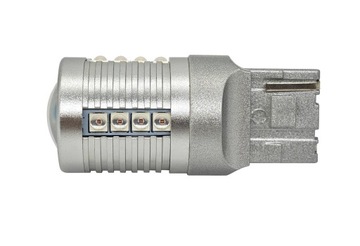 W21W LED 7440 12-24V CANBUS 2000lm czerwona mocna