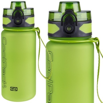 BIDON DZIECIĘCY SZKOLNY ZIELONY COOLPACK 400 ML NA WODĘ I NAPOJE