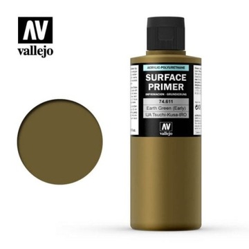 VALLEJO PRIMER 74611 EARTH GREEN (EARLY) 200ml