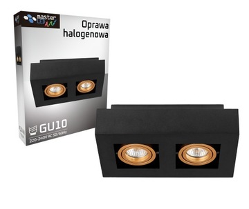 OPRAWA HALOGENOWA LED SUFITOWA RUCHOMA GU10 MR16