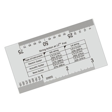 Гитарная струна из нержавеющей стали с линейкой действия