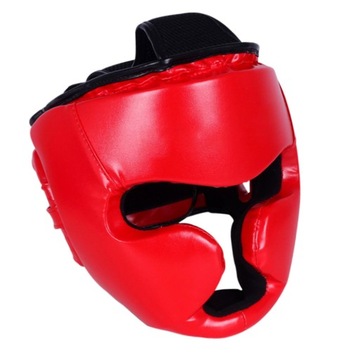 Nakrycia głowy bokserskie MMA Kolor czerwony L