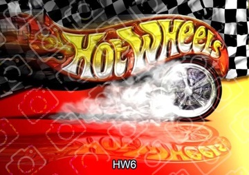 HOT WHEELS CARS Торт Вафельный принт А4