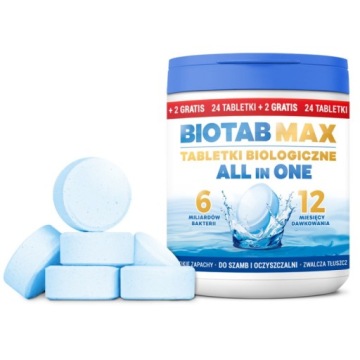 Биологические таблетки BioTab MAX 3 в 1 2 ГОДА 52 табл.