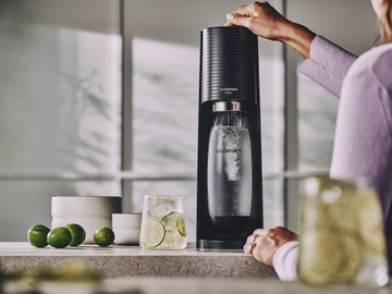 ВОДОНАСЫТИТЕЛЬ SODASTREAM TERRA | БУТЫЛКА 3x 1л + 2x 0,5л + КАРТРИДЖ + СИРОПЫ