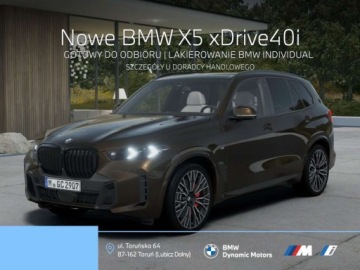 BMW X5 G05 SUV Facelifting 3.0 40i 381KM 2026 BMW X5 xDrive40i 381KM mHEV - Gotowy do Odbioru - Lakierowanie BMW Individ