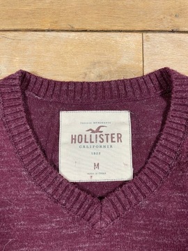 Hollister sweterek męski bawełna logo unikat M L