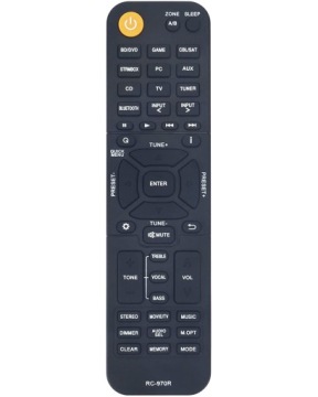 PILOT DO ONKYO HT-R398 TX-SR494 TX-SR393 HT-S3910