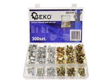 ZESTAW NITONAKRĘTEK ALU+STAL M3 - M10 300SZT