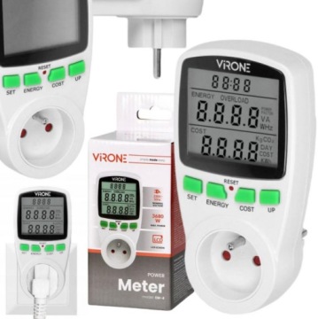 Однотарифный ваттметр, вычислитель энергии VIRONE EM-4