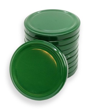 WIECZKO WIECZKA FI 66 mm ZIELONE - 10 SZT.