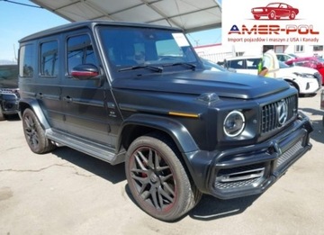 Mercedes 2019 Mercedes-Benz Klasa G 2019r., AMG G63, od ubezpieczalni 4.0 Benzyna 577KM