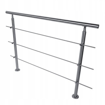 Poręcz balustrady schodowej Pręty ze stali