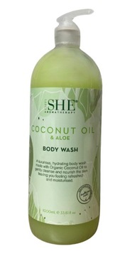 OM SHE Aromatherapy Body Wash Coconut Oil & Aloe Żel pod prysznic 1000 ml