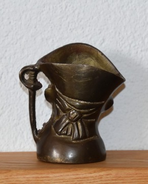 Голова пирата, бюст, статуэтка из латуни.