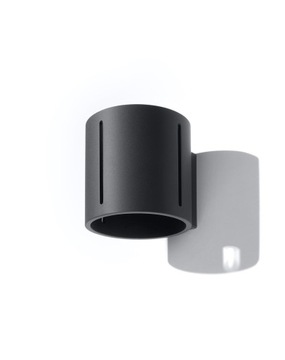 Nowoczesna Lampa Kinkiet INEZ Czarny Sollux