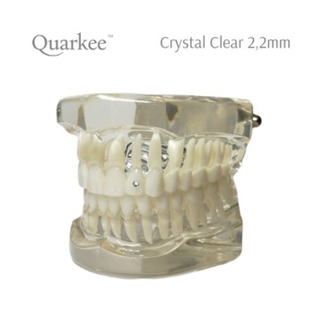 Quarkee Crystal Clear 2,2 mm / 6szt kryształki przezroczyste