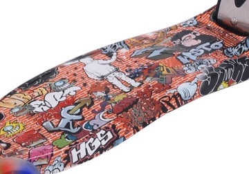 ЧЕТЫРЕХКОЛЕСНЫЙ БАЛАНСИРУЮЩИЙ САМОКАТ СО СВЕТОДИОДНЫМИ КОЛЕСАМИ ГРАФИТТИ