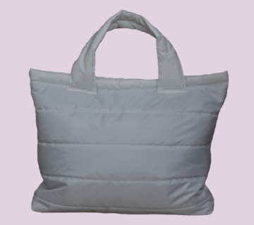 БОЛЬШАЯ СТЕГАНАЯ СПОРТИВНАЯ СУМКА-ШОППЕР ЖЕНСКАЯ А4