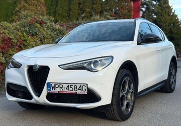 Alfa Romeo Stelvio SUV 2.0 Turbo 280KM 2019 Alfa Romeo Stelvio 1WL ASO Salon PL FV23 Skora ACC Martwe Pole CarPlay And