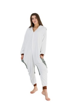 PIŻAMA DAMSKA ONESIE DRES KOMBINEZON JEŻYK rozm. XL