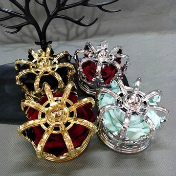 Handmade Lolita Imperial Crown Rose Headwear