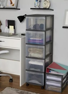 Модульный шкаф с 5 ящиками и органайзером для мастерской.