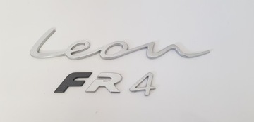 NÁPIS LEON NÁLEPKA ZNAK NA ZADNÍ KRYT SEAT
