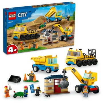 LEGO CITY Автокраны с шаром-разрушителем (60391)