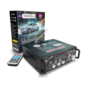 WZMACNIACZ HIFI STEREO 12V/220V BLUETOOTH 5.0 600W