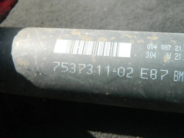 BMW E81 E87 1.6I N45 HŘÍDEL HNACÍ ZADNÍ MANUÁLNÍ 7537311