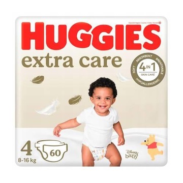 HUGGIES Pieluchy Extra Care Mega 4 (8-16kg) 60szt.