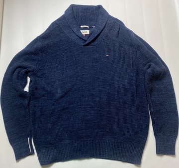 Tommy Hilfiger oryginalny CIEPŁY SWETER/ GOLF XXL