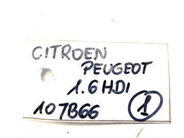 02/20 CITROEN PEUGEOT 1.6 HDI PÍST OJNICE KOMPLETNÍ /1 10JB66