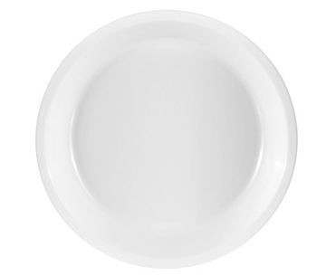 GASTRO TALERZE SERWIS BIAŁY PLASTIKOWY 24EL GRUBE