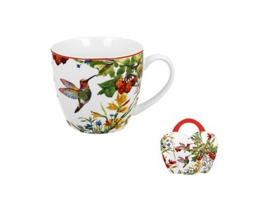 Kubek w koszyczku 460 ml LINEA
