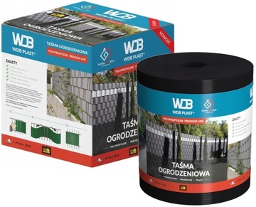 Taśma ogrodzeniowa WDB Plast 62.000.7016 19 cm x 26 m