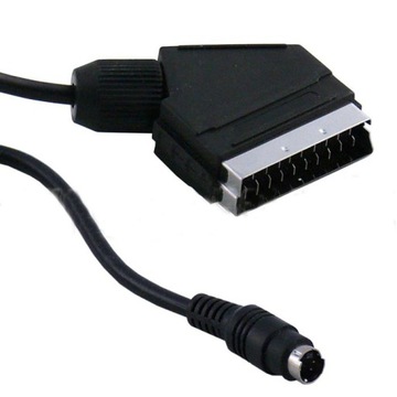 Кабель SCART Lanberg M/M 1,8 м черный