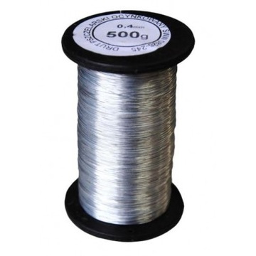 Drut pszczelarski do węzy 0,4 mm 500g