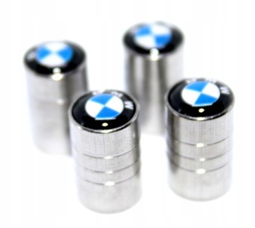 BMW NAKRĘTKI NA WENTYLE SREBRNE 4 SZT