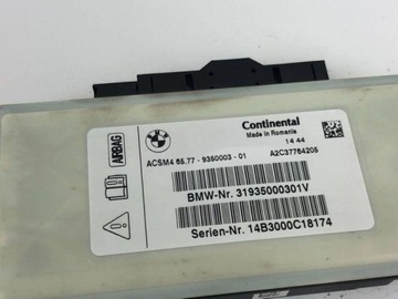9350003 MODUL AIRBAG BMW X4 F26 XDRIVE 35 I 225KW 2016